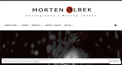 Desktop Screenshot of mortenalbek.com