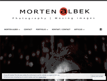 Tablet Screenshot of mortenalbek.com